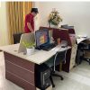 Cụm bàn làm việc 4 chỗ ngồi 2m4 cũ
